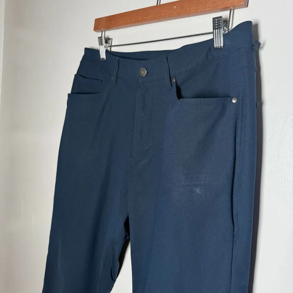 Lululemon Men's ABC Classic Fit Trouser Pants Blue Size 33